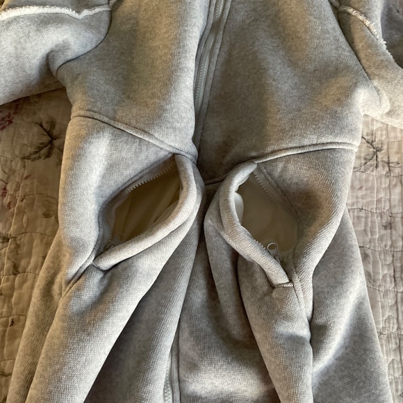 Avalanche Outdoor Sherpa Lined Full Zip Jacket Coat Parka Large - Picture 8 of 11